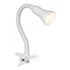 Searchlight Task clamp lamp desk partner white flexi clip (P4122WH)