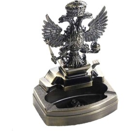 Decorative Ashtray Sets With Eagle Shape Butane Lighter Soft Flame Adjuastable Refillable（No Gas）
