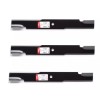 For Snapper Snapper 61" Cut Notched High Lift Mower Blades