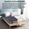 Grounding Mat, Grounding Sleep Mat Grounding Mat for Bed, 100%