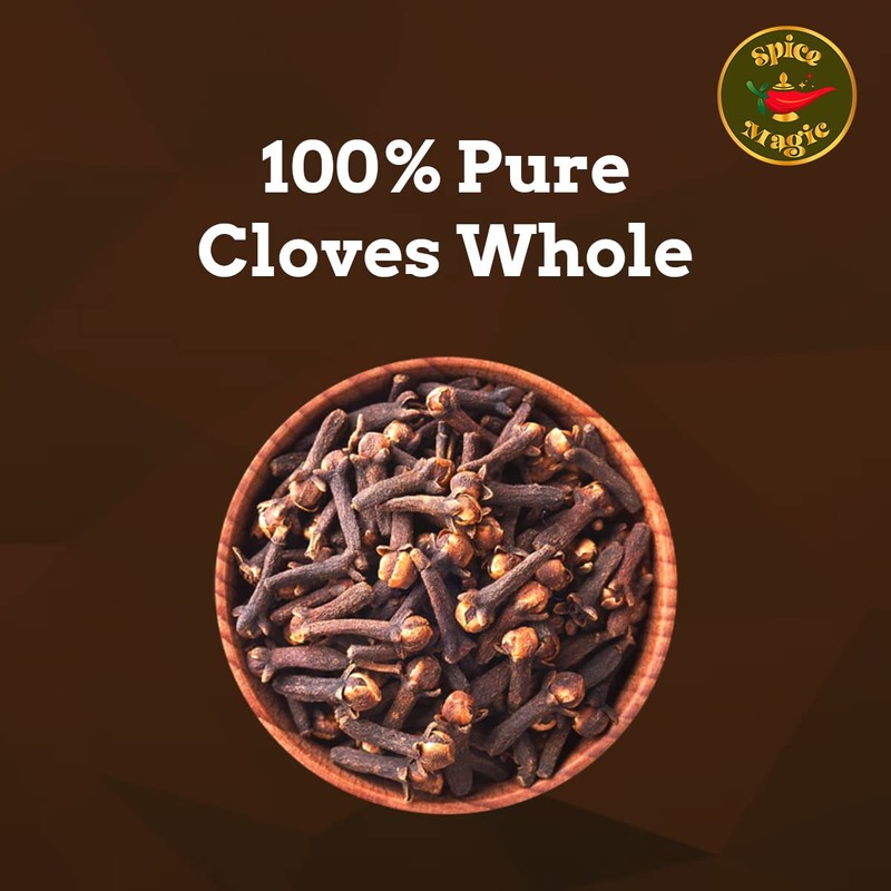Spice Magic Cloves Whole (Laung) ~ 100% Pure, Aromatic &