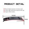 GTINTHEBOX Red Lens Red LED Front Side Marker Lamps Compatible