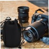 Tofficu 2PCS Shockproof Neoprene Camera Lens Pouch for DSLR Compact