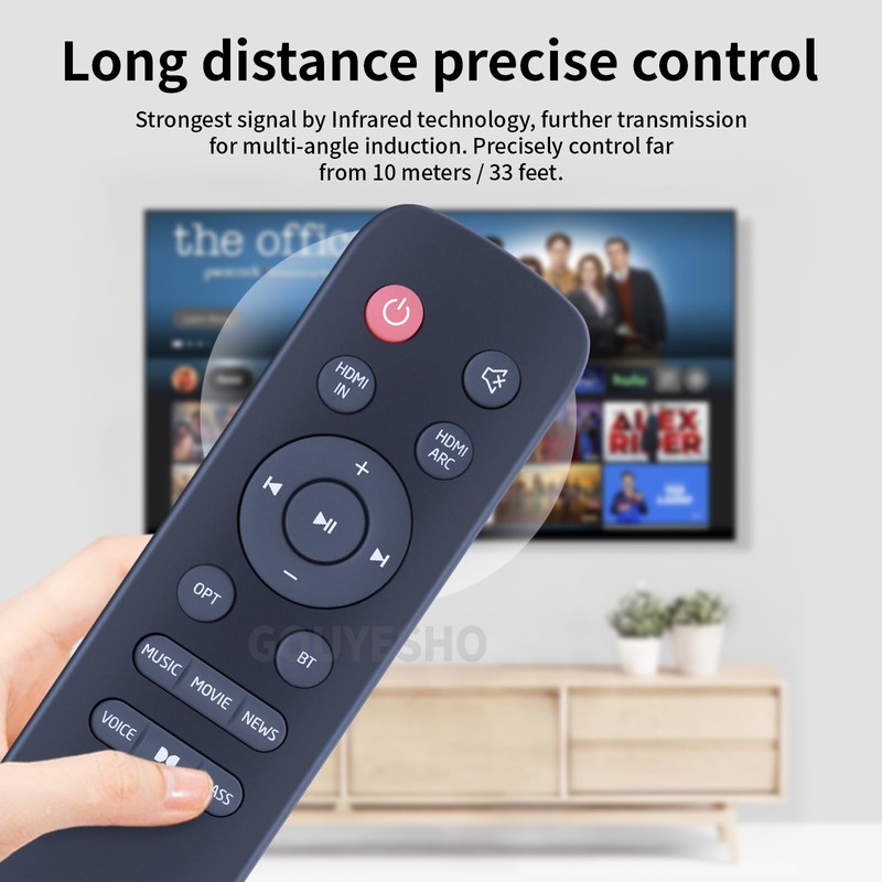 PZL New Replacement Remote Control Compatible with JBL Cinema Soundbar