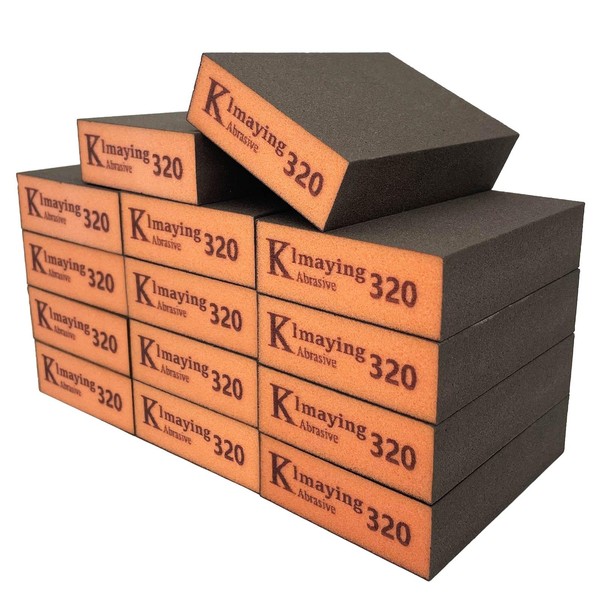 Sanding Sponge, 320 Grit Assortment Sanding Block, Wet and Dry
