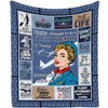 Mubpean Flight Attendant Gifts, Gifts for Flight Attendants Blanket 60"x50",