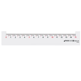 Niigata Seiki SK 0 Base Point Ruler, Quick Level Scale, 5.9 inches (15 cm), OKJ-15KD, Clear