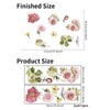 Rose Bud, Wall Sticker, Chrysanthemum, Hydrangea, Wallpaper, Living Room, Bedroom,