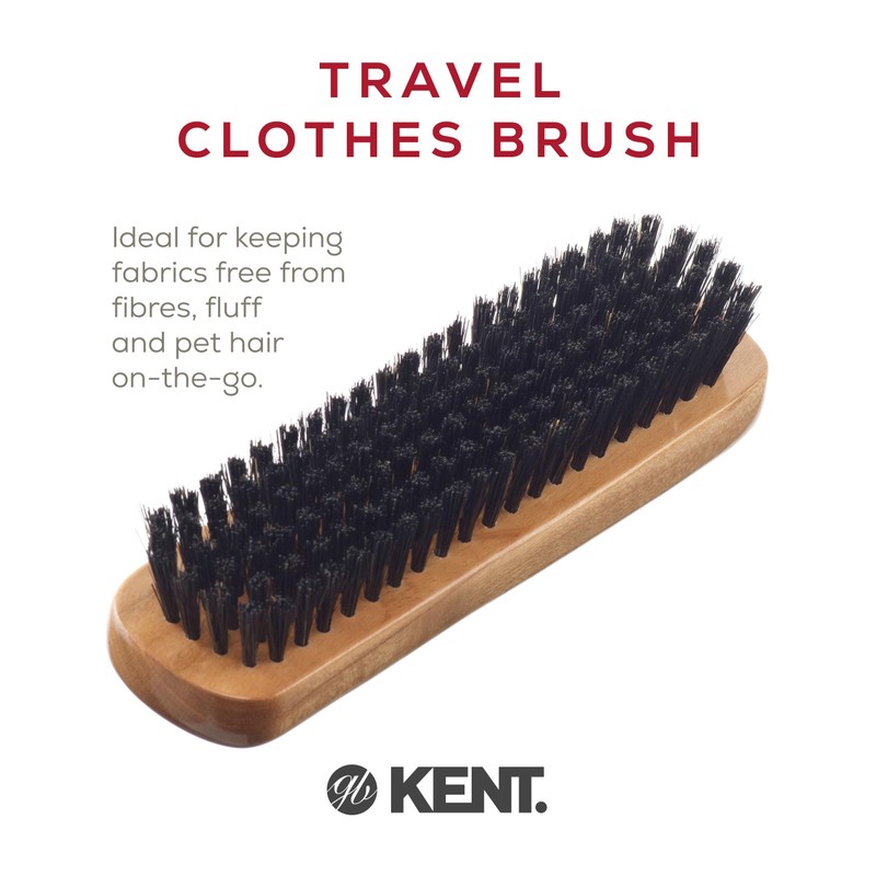 G.B.KENT 携帯用 洋服ブラシ 高級豚毛 英国王室御用達 CC2