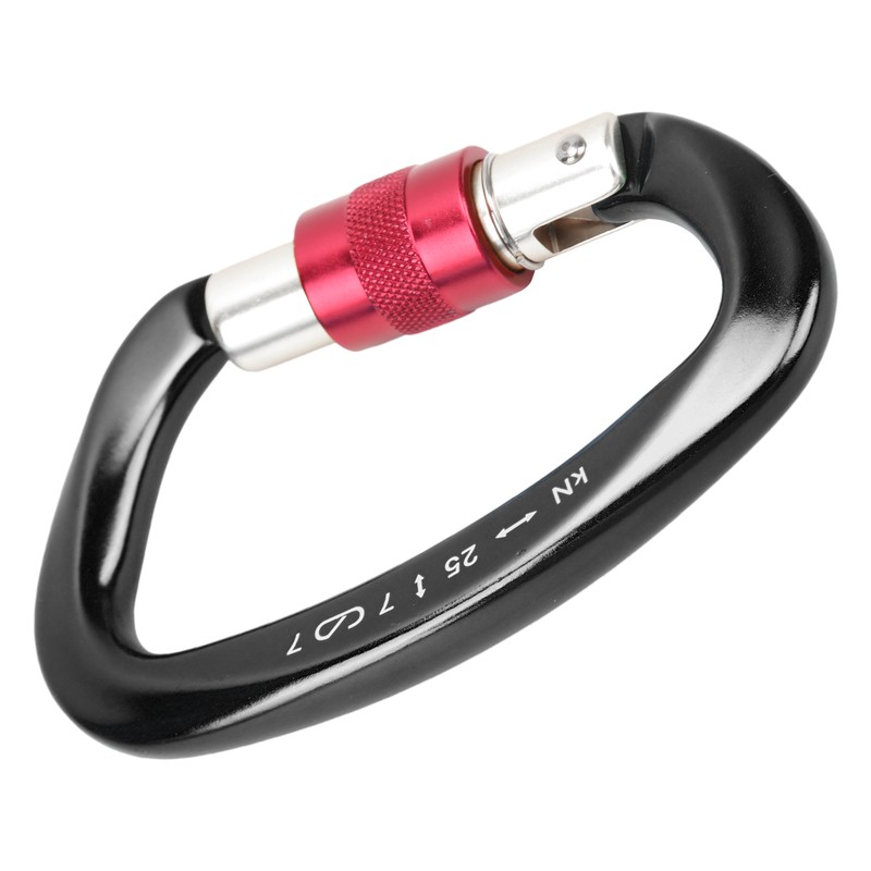 Climbing Carabiner Heavy Duty AntiSlip Design Durable Light Carabiner Clip