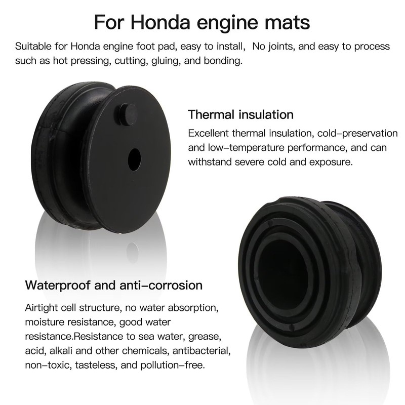 Lower Rubber Foot Pads for Honda Generators EU2000, EB2000, Replace#