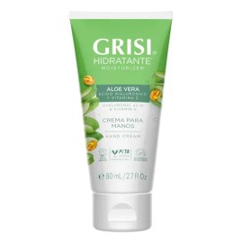 Grisi Crema De Manos Aloe Vera Y Ácido Hialurónico 80 Ml                                                                                              