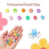 100 Pcs Mini Flower Hair Claw Clips, Small, Tiny Clip