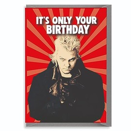 David The Lost Boys Birthday Card - Birthday Card, Comedy, UK, Funny, TV Show IN134