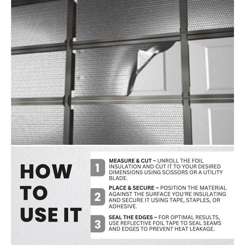 Reflectix Reflective Radiant Barrier Insulation Roll 24" x 10' –