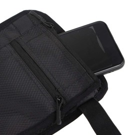 YO-HAPPY Travel Leg Money Belt Safe Card Money ID Passport Wallet Hide Bag Safety for Men Women, black, Classic