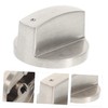 LABRIMP 5Pcs Gas Range Knobs Replacement Stainless Steel Stove Control
