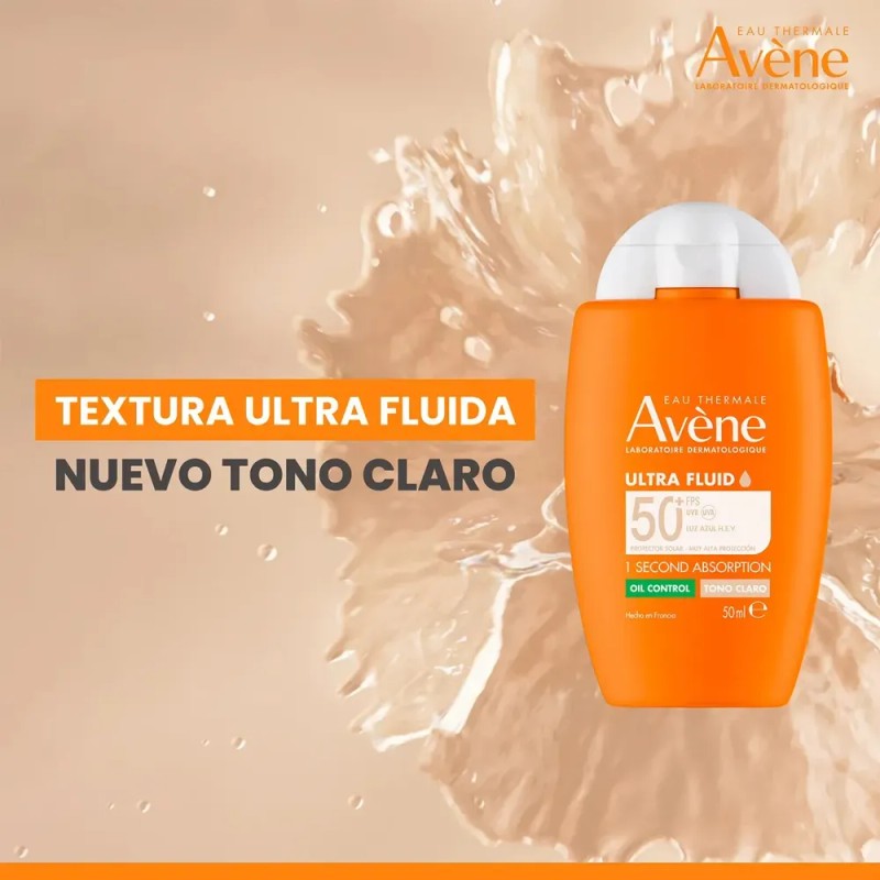 Protector Solar Facial Dermatológico con Color Avene Avene Ultra Fluid