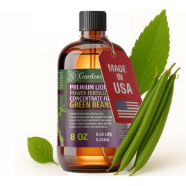 Liquid Power Beans Fertilizer - Professional Liquid Plant Food for Beans - Fast-Acting Concentrate for Growth, Strong Roots & High-Yield Harvest - 8 oz - Indoor & Outdoor Use