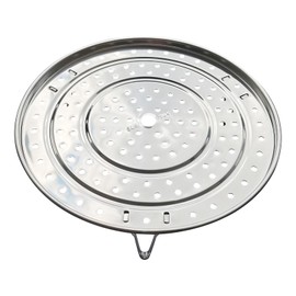 Steamer Rack, 11.81" / 30cm 304 Stainless Steel Removable Legs Multifunction Steaming Stand Holder Rack for Steamer Pot Pans