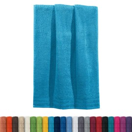 Erwin Müller Heidelberg Hand Towel, 100% Cotton, Turquoise, 50 x 100 cm – Absorbent, Quick-Drying, Compact, Lightweight Quality – Ideal for Sports, Beach, Travel (Other Colours)