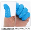 SEWACC 100Pcs Butyronitrile Finger Protectors for Joint Support Wear Covers