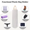 TOGETRUE Plastic Bag Holder, Wall Mount Grocery Bag Organizer for