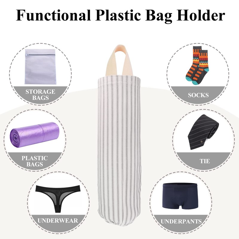 TOGETRUE Plastic Bag Holder, Wall Mount Grocery Bag Organizer for