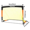 Happy Jump Portable Soccer Goal 3x2.2ft Pop up Soccer Net