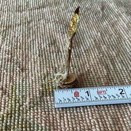 Tyler Dollhouse Miniature Mask Mardi Gras false face cover with Stand 2055