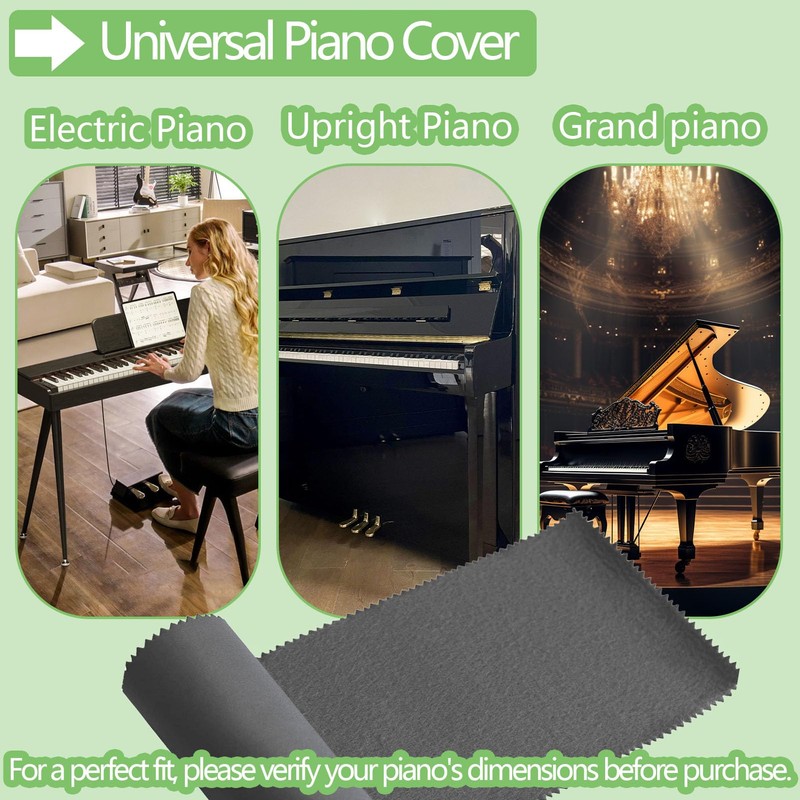 Keyboard Piano Cover, Digital Piano Dust Cover, Light Luxury Soft