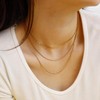 Gold Layered Necklaces for Women 14K Gold Plated Dainty Gold