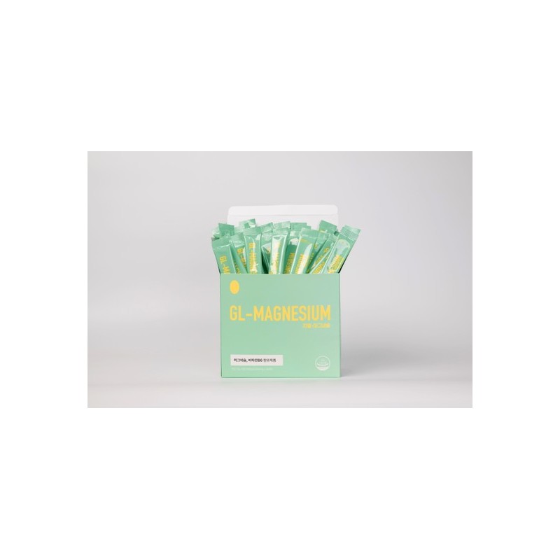 [GL-MAGNESIUM 1 Box] GL Magnesium 60 Sachets Magnesium Gluconate /