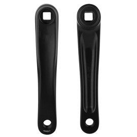 WGFOIP Aluminum Alloy Crank Arm 170mm Length Colorfast Stylish, Easy Install for Bike Repair Accessory Compatible with Many Models (Black)
