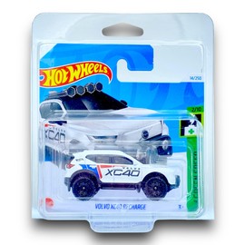 Hot Wheels - Volvo XC40 Recharge - HW Green Speed 2/10 - HTC81 - Short Card - Compact SUV - White - Mattel 2024 - 1:64