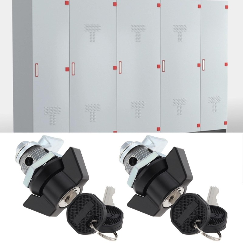 eMagTech 2 Set Zinc Alloy Quarter Turn with Keys Cut