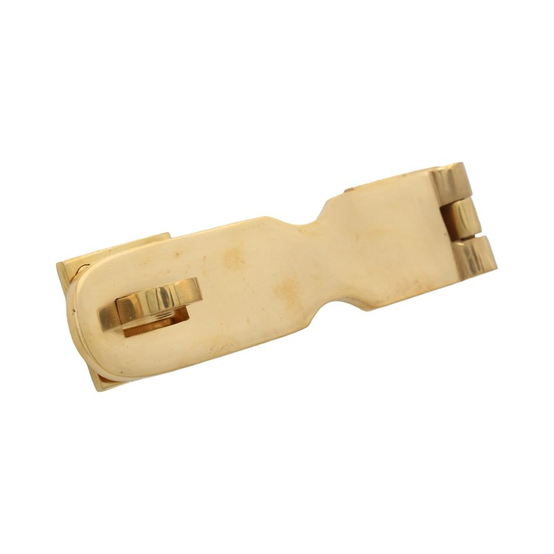 Polished Brass Hasp Lock for Home Or Marine Use 5