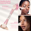 START MAKERS Brochas de Maquillaje, Set de Brochas Rosadas de