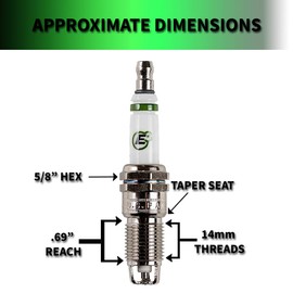 E3 Spark Plugs E3.54 Automotive Spark Plug, Pack of 1