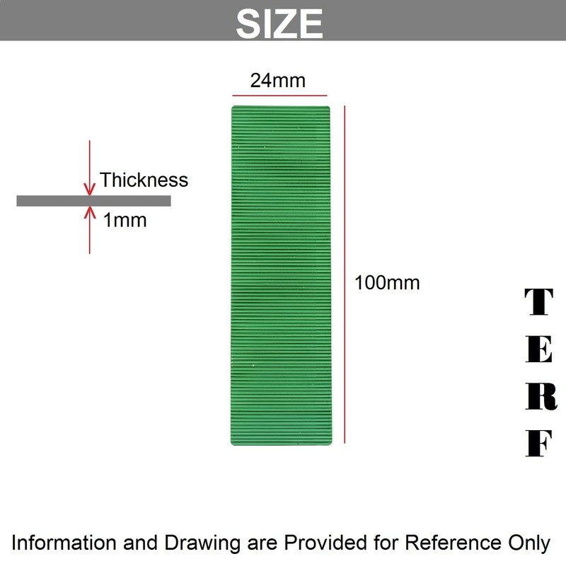 TERF® 24mm X 100mm X 1mm Thick Window Glazing Glass