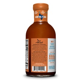 True Made Foods Central Texas Style Barbecue Sauce, Bold and Spicy, No Sugar Added, Keto, Whole 30, Paleo (18oz, 3 Pack)
