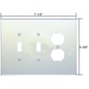 CRL Duplex Double Toggle Acrylic Mirror Plate - Clear