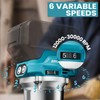MtiolHig Cordless Compact Router Compatible with Ma-kita Battery (Bare Tool),