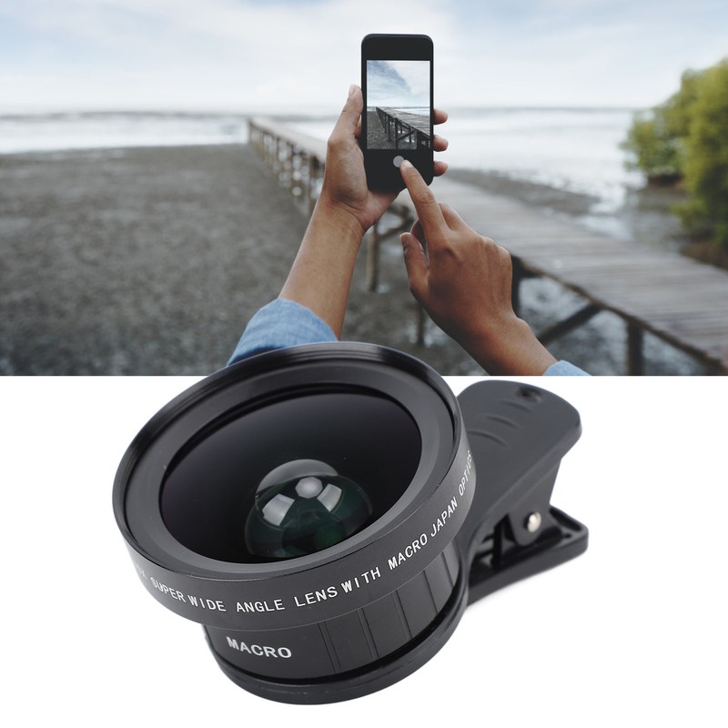 2 in 1 Phone Camera Lens Kit 0.45X Wide Angle