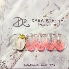Dara Beauty June Art of the MonthGlitter Gra Sea Shell Nail❣ - Not selected / 다라뷰티 6월 이달의아트글리터그라 조개네일❣ - 선택안함