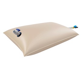 60 Gallon Water Tank, Collapsible Water Storage Bladder, Portable Water Tank, Water Bladder Tank, Beige Water Storage Container for Camping, Garden, Emergency Water Storage