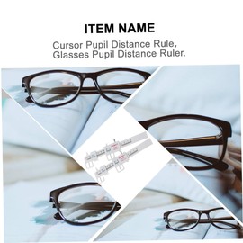 OUNONA Optical Pd Ruler Pupil Distance Measuring Tool Eye Tool Accurate Scale Glasses Accessories