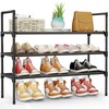 Kitsure Shoe Rack - 3-Tier Shoe Organizer, Shoe Rack for