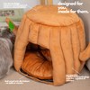 Hopp'd™ Tree Stump Hidey - Washable 2-in-1 Cute Fleece Vegan
