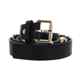 Valentino Emma Winter Belt W100 Nero/Oro - Can be Shortened, Nero / Oro